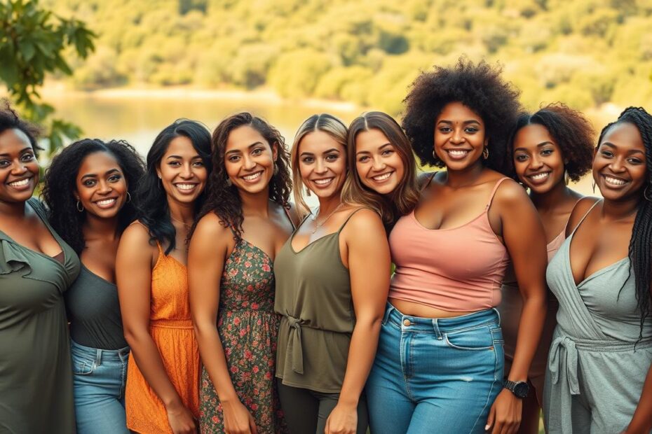 Corpo positivo celebre sua beleza Única e natural